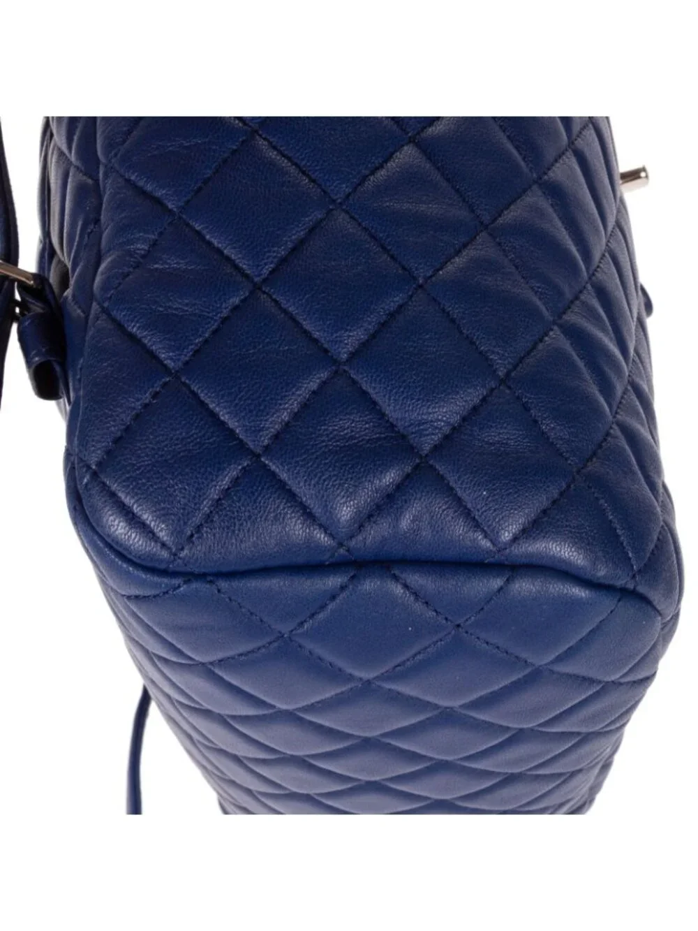 Chanel Urban Spirit Backpack Blue Quilted Lambskin Leather